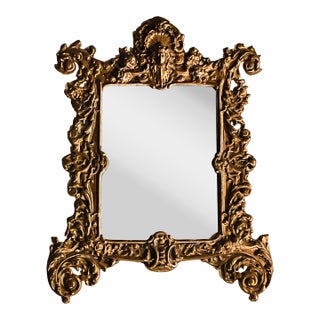 Late 19th Century Bradley & Hubbard Victorian Pierced Brass Wall Mirror No. 3564 – Ornate American Aesthetic Movement Mirror For Sale