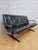Mid 20th Century MCM Homecrest Black Wire 2 Swivel Lounges, Loveseat and Ottoman Newly Reupholstered For Sale - Image 5 of 11