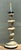 Vintage Distressed Wood Table Lamp For Sale - Image 9 of 16