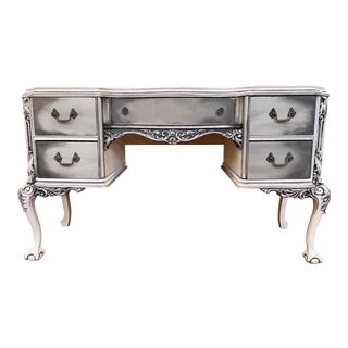 1900s French Clawfoot Makeup Vanity For Sale