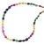 This is part of Chairish’s Fine Jewelry assortment. Smooth graduated multi color Sapphire ovals necklace that will mix and...
