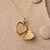 1900 - 1909 1900-1909 Victorian Old Mine Cut Diamond 18k Yellow Gold Enamel Heart Locket Pendant For Sale - Image 5 of 6