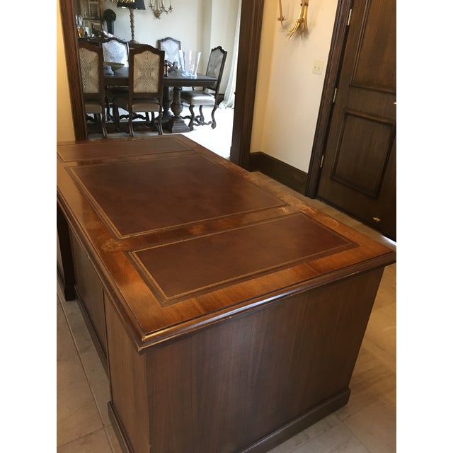 Kimball Mahogany Executive Desk Chairish