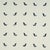 Schumacher X Caroline Z Hurley Birds Hand Block Print Fabric In Black On Natural For Sale