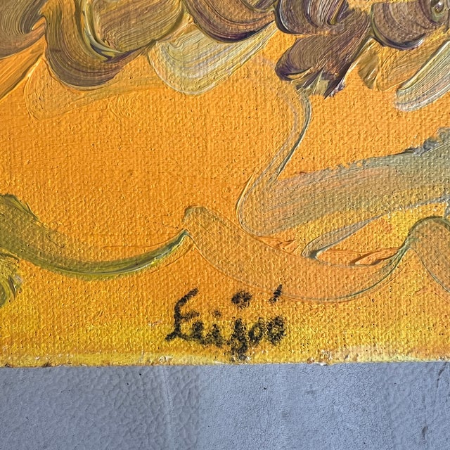 Cerulean 2015 Oil Painting by Tiago Feijoo: "Paisagens Musical", Signed For Sale - Image 8 of 9