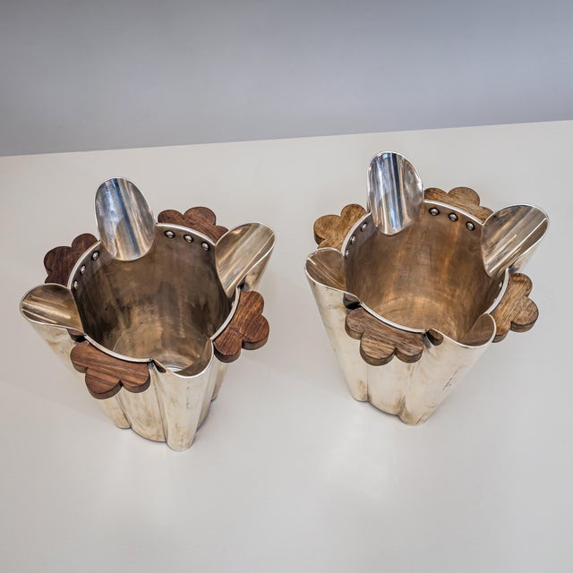 Postmodern Pair of “Camille” Champagne Coolers by Bořek Šípek by Drade, 1991 For Sale - Image 3 of 18