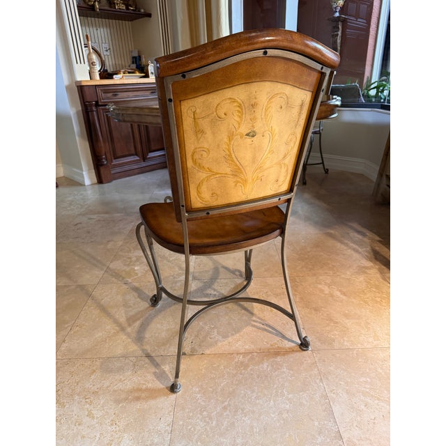 Vintage Extendable Dining Table W/4 Chairs Solid Wood, by Artistica For Sale - Image 11 of 12