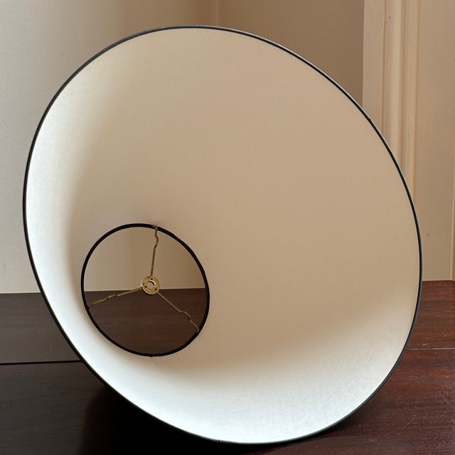 Vintage Late-20th Century Paper Lamp Shade For Sale - Image 4 of 12