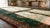 1930s Green Geometric Tribal Antique Indian Agra Rug 5'10" X 8'6" Hand Knotted Wool Carpet For Sale In New York - Image 6 of 8