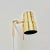 Stunning polished brass wall light/sconce designed by Hans-Agne Jakobsson and produced by Hans-Agne Jakobsson in Markaryd...