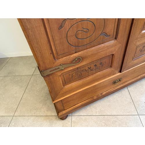 Art Nouveau Wardrobe, 1890s For Sale - Image 13 of 16