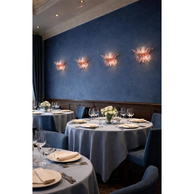 Gold Italian Wall Sconces in Murano Glass, 1990s, Set of 4 For Sale - Image 8 of 18