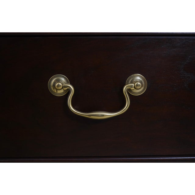 Stickley Cherry Chippendale Large Bedroom Dresser For Sale - Image 9 of 16
