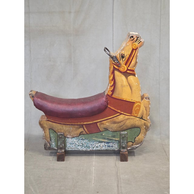 Vintage Circa 1930s English Fairground Carousel Horse, Attr. Orton & Spooner For Sale In Denver - Image 6 of 11