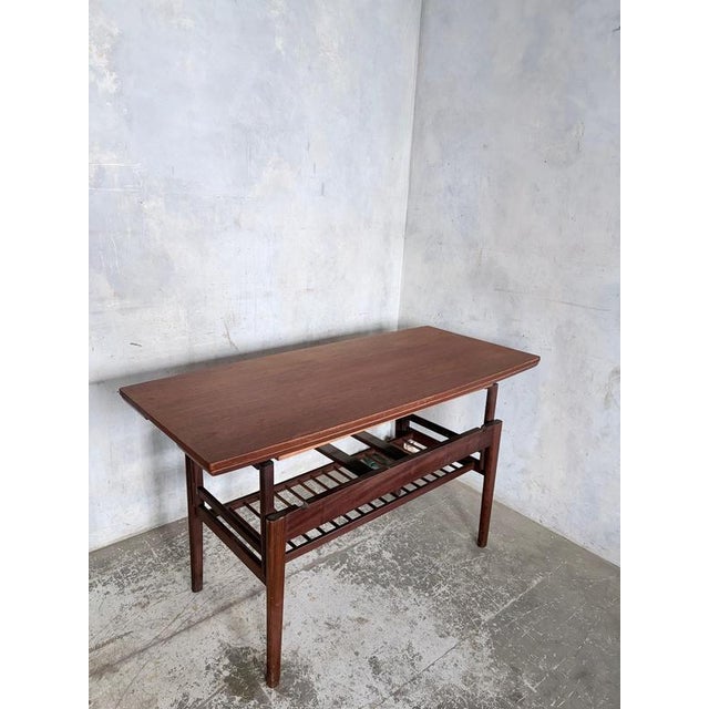 Mid-Century Modern Danish Metamorphic Elevator Coffee Table For Sale - Image 6 of 13