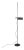 Gammalux Italian 1980s Black Adjustable Floor Lamp For Sale