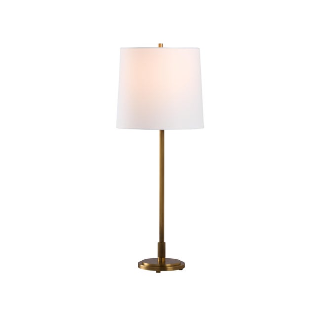 Contemporary Underwood Table Lamp - Aged Brass For Sale - Image 3 of 5