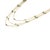 Bohemian Chic 5.15ct Emerald Station Multi-Strand Necklace in 14k Yellow Gold For Sale In New York - Image 6 of 14