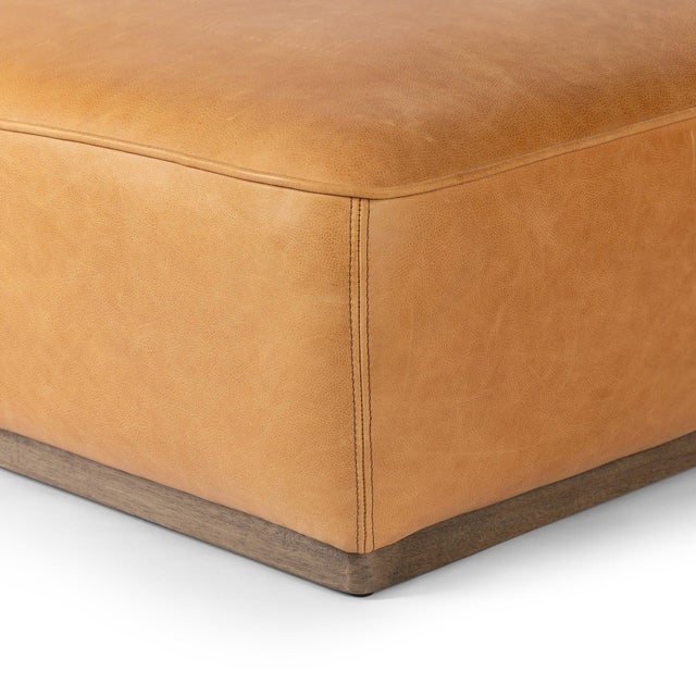 2020s Four Hands Sinclair Cocktail Ottoman - Palermo Butterscotch For Sale - Image 5 of 10