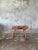 Small Organic Blond Asian Teak Quadripod Bench, Tujuh For Sale - Image 8 of 18
