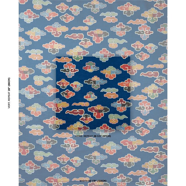 Cristina Buckley was inspired by a chinoiserie document in her personal collection when she conjured this colorful,...