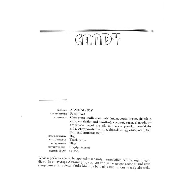 "The Complete Junk Food Book" 1977 Lasky, Michael S. For Sale In New York - Image 6 of 8