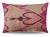 Contemporary Contemporary Pink Ivory Velvet Throw Pillow & Down Insert For Sale - Image 3 of 12
