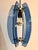 Hanging Lamp in Blue Glass by Veca, Italy For Sale - Image 3 of 11