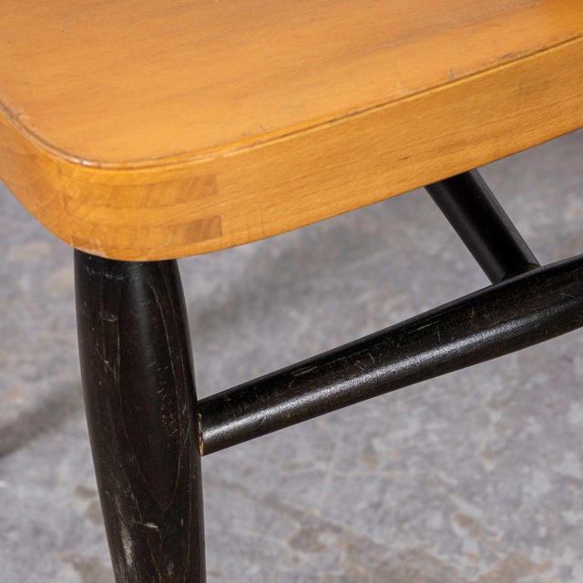 Saddle Back Dining Chairs, 1970s, Set of 4 For Sale - Image 12 of 18