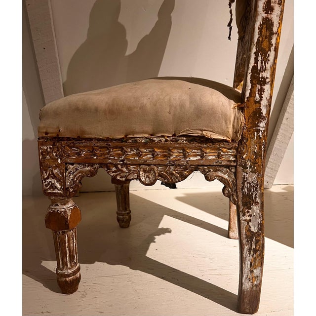 Neoclassical 18th Century 'King" Chair For Sale - Image 3 of 12