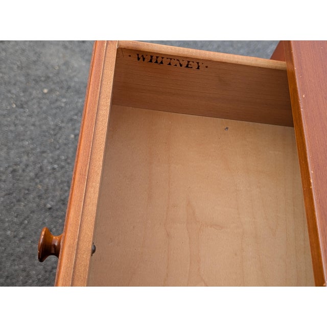 Mid-Century Modern Mid-Century Whitney Furniture Maple Single Drawer Side Table For Sale - Image 3 of 9