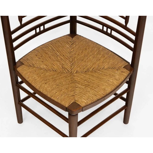 Aesthetic Movement Corner Chair Circa 1880 For Sale - Image 5 of 10