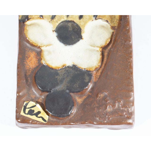 Mid 20th Century Helmut Friedrich Schäffenacker German Ceramic Wall Plaque For Sale - Image 5 of 8