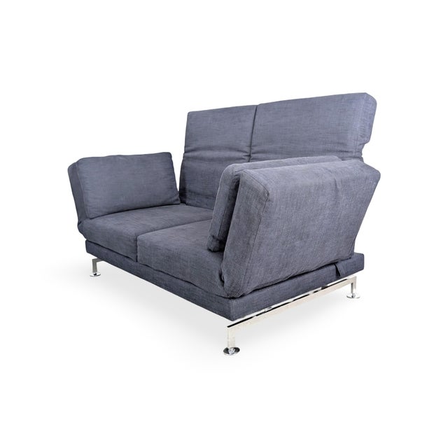 Metal Black Two-Seater Sofa from Brühl Moule For Sale - Image 7 of 13
