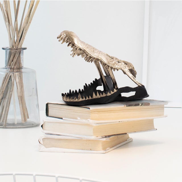 Freddy Croc Sculpture- Small For Sale - Image 10 of 11