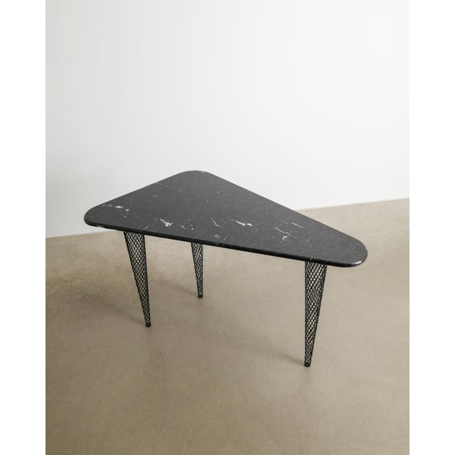 Contemporary Black Sculptural 45 Degrees North Latitude Console Table by Shiro Kuramata, 1985 For Sale - Image 3 of 5