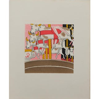 Lucien Boucher, Le Manège, Lithograph For Sale
