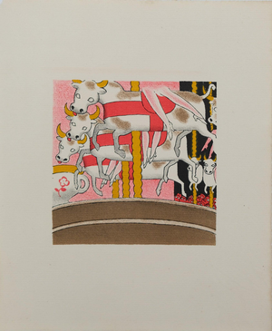 Lucien Boucher, Le Manège, Lithograph