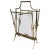 Neoclassical Brass and Glass Magazine Rack For Sale - Image 13 of 13