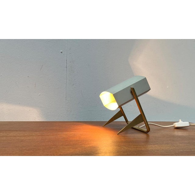 Mid-Century French Minimalist Table Lamp by Jacques Biny for Lita, 1960s For Sale - Image 15 of 18