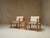 Gerd Lange Farmer Chairs and Magazine Rack by Gerd Lange for Bofinger, 1960s, Set of 2 For Sale - Image 4 of 12