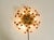 Glass Gold-Plated Ceiling Lamp by Banci Firenze, Italy, 1960s For Sale - Image 7 of 18