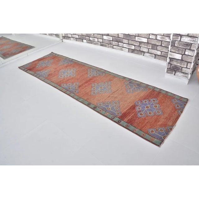 Turkish Vintage Anatolian Kurdish Wool Runner For Sale - Image 3 of 10