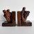 Here you have a stunning pair of early to mid-20th century burl wood bookends that are more than just functional decor,...