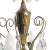 1920s Italian Silver and Gold Chandelier, 1920s For Sale - Image 5 of 7
