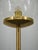 Space Age Bubble Glass and Brass Floor Lamp, Czechoslovakia, 1970s For Sale - Image 6 of 13