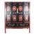 Painted and Carved Antique Style Chinese Cabinets For Sale