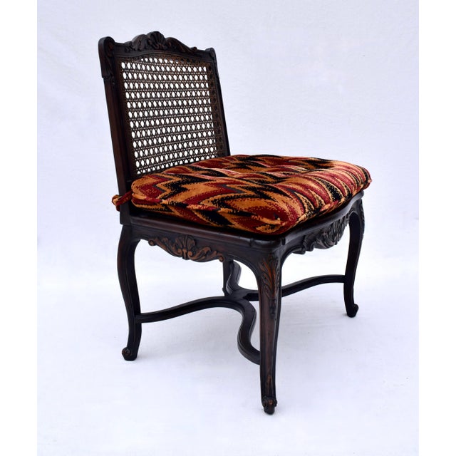 Louis XV Style Caned Slipper Chairs For Sale - Image 12 of 12