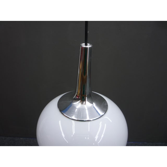 Glass Space-Age Ufo Glass Lamp by Peill & Putzler, 1960s For Sale - Image 7 of 9