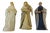 Set of 14 Wax and Fabric Nativity Figurines, 1800s, Textile For Sale